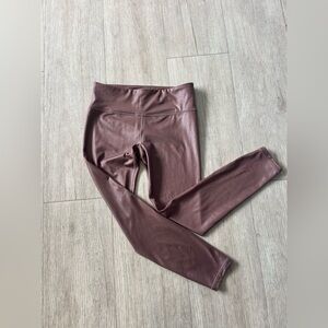 Athleta shimmer metallic leggings